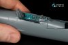 Quinta Studio QD+48580 MiG-21bis early Fishbed-L 3D-Printed & coloured Interior on decal paper (Eduard) (with 3D-printed resin parts) 1/48